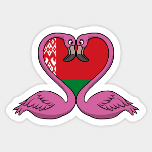 Flamingo Belarus Sticker